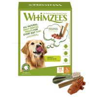 whimzees Variety Box - Hondensnacks - 840 g 14 stuks