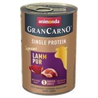 Animonda GranCarno Adult Single Protein Supreme Hondenvoer 6 x 400 g - Puur lamsvlees