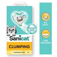 Sanicat 10L  Klonterende Kattenbakvullling Parfumvrij