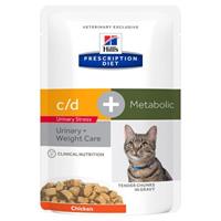 Hill's Prescription Diet Hill's Prescription Metabolic + Urinary Stress Weight 85 g Katzen-Nassfutter 2 Kartons (24 x 85 g)
