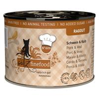 Catz Finefood Cats finefood Ragout 190 Gramm Katzennassfutter