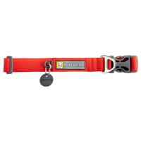 Ruffwear Hundehalsband Front Range™ Collar rot, Breite: ca. 2 cm, Länge: ca. 28 - 36 cm