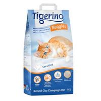Tigerino Nuggies Ultra Kattenbakvulling - Sensitive (parfumvrij) - 14 l