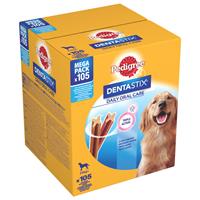 Dentastix Hundesnacks Hundeleckerli für große Hunde über 25kg, 105 Stk. - Pedigree