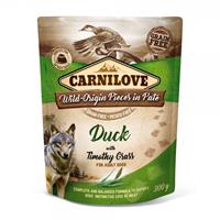 Carnilove Carnilove dog pouch eend / timothy gras