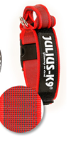 Julius-K9 C&G - Super-grip collar.with handle red/grey 40m