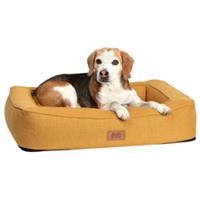 alsa-brand Hundebett Ortho Lounge ocker, Außenmaße: ca. 110 x 90 cm