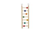 BEEZTEES Beady Ladder - Vogelspeelgoed - 7 Treden - 30 cm