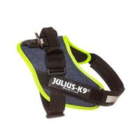 Julius-K9 IDC-Powerharness Size: 0 jeans-stuff with neon e