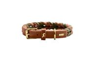 hunter Hondenhalsband Solid Education Duo Cognac