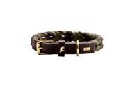 hunter Hondenhalsband Solid Education Duo Bruin