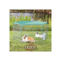 Trixie Beschermnet Voor Konijnenren Met Zonwering - Dierenverblijf - 80 cm 120 g Groen