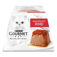 Purina Gourmet Revelations Mousse mit Rind Katzen-Nassfutter (57 gr) 3 trays (12 x 57gr)
