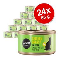 Cosma Voordeelpakket  Original in Gelei 24 x 85 g Kattenvoer - Skipjack Tonijn