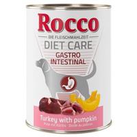 Rocco Diet Care Gastro Intestinal Kalkoen met Pompoen 400 g Hondenvoer 6 x 400 g