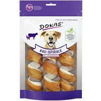 Dokas Hunde Snack Kauspirale mit Hühnerbrustfilet 110g