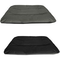 BedDog 2in1 Hundebett REX, Wende-Hunde-Kissen oval-rund, großes Hundekörbchen, waschbares Hundebett, Hundesofa:XXXL (ca. 140x110x14cm), ROCK-FLOW