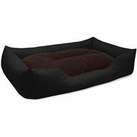 BedDog Hundebett MIMI, Hundesofa aus Cordura, Microfaser-Velours, waschbares Hundebett vier-eckig mit Rand, Hundekissen:XXL (ca. 120x85cm),