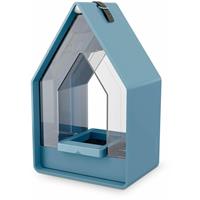 emsa Landhaus Vogelvoederhuisje dispenser - blauw