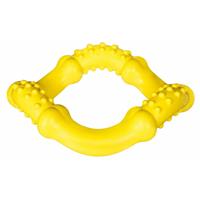 Trixie aqua toy natuurrubber golvende ring assorti 15X15X15 CM