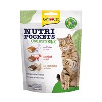 Gimcat Nutri Pockets - Kattensnack - Eend Rund Kalkoen 150 g