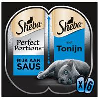 Sheba Perfect Portions Adult 2x37.5 g - Kattenvoer - Tonijn&Saus
