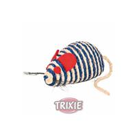 TRIXIE Catnip Sisal-Maus mit Schelle 10 cm - 