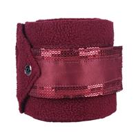 QHP Fleece-Bandagen Brilliance > porto red