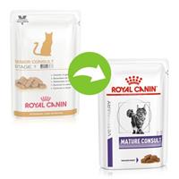 Royal Canin Veterinary Diet 12x 85g Royal Canin Veterinary Mature Consult Natvoer Katten