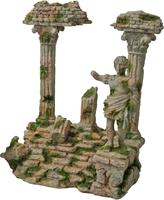 BOON Romeinse tempel met beeld grijs