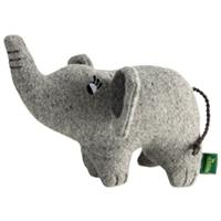 Hunter Hunde-Plüschspielzeug Eiby Elefant grau, Länge: ca. 22 cm