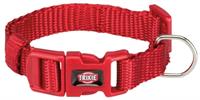Trixie halsband hond premium rood (35-55X2 CM)