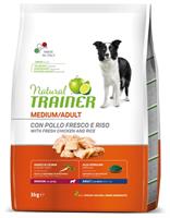 Natural trainer dog adult medium chicken / rice