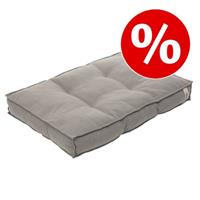 Zooplus Exclusive Hondenbed Hamilton ecoLIFE Grijs L90 x B62 x H12cm