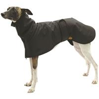 FASHION DOG eleganter Hundemantel speziell für Windhunde - Schwarz - 55 cm - 