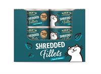 Lily's kitchen tuna & salmon shredded fillets 24X70 GR