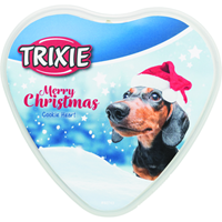 TRIXIE Weihnachtliches Mini-Herz-Leckerli für Hunde.
