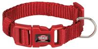 Trixie halsband hond premium rood 15-25X1CM