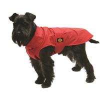 FASHION DOG Regenmantel für Hunde - Rot - 27 cm - 