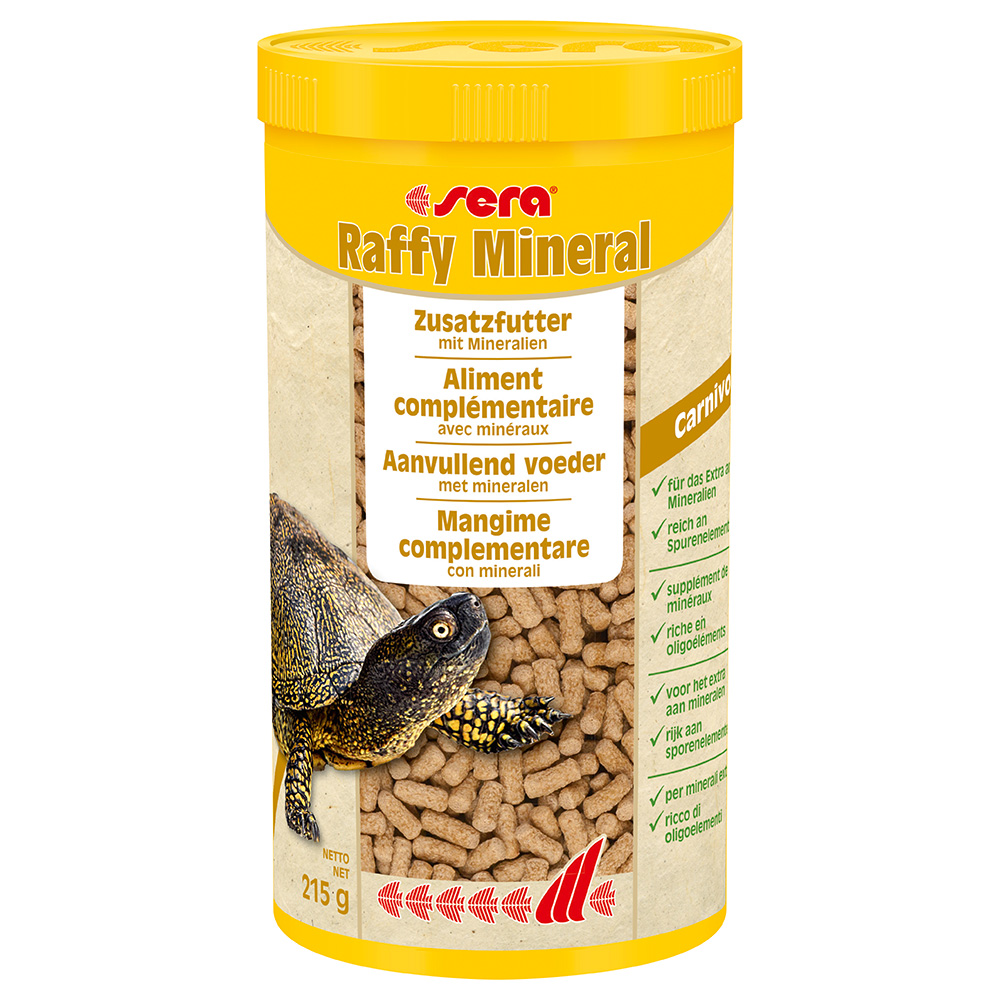 215 g Sera Raffy Mineral Schildpad