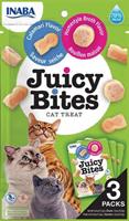 inabadenko INABA Juicy Bites Homestyle Bouillon und Calamari – Snacks für Katzen – 3x11,3 g