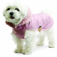 FASHION DOG Hunde-Steppmantel für Malteser - Rosa - 27 cm