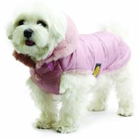FASHION DOG Hunde-Steppmantel für Malteser - Rosa - 30 cm
