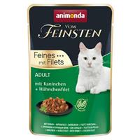Animonda Vom Feinsten Adult Feine Vielfalt Kattenvoer - Feine Vielfalt met Filets (32 x 85 g)