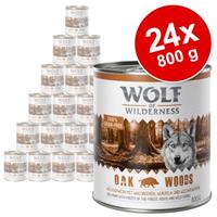 Wolf of Wilderness Voordeelpakket:  24 x 800 g - Wilde Acres - Kip