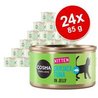 Cosma Original Kitten 24 x 85g Kattenvoer - Kippenborst