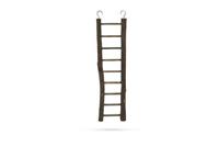 Beeztees zi ladder - vogelspeelgoed - hout - 9 treden - 38x7 cm