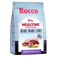 Rocco 1kg Mealtime Sensitive Kip en Eend  Hondenvoer