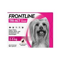 Frontline Tri-Act fÃ¼r Hunde 2-5 kg - 3 Pipetten