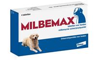 Milbemax Entwurmungstabletten für Hunde ab 5 kg 4 Tabletten